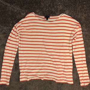 Deck Striped long sleeve tee - size L